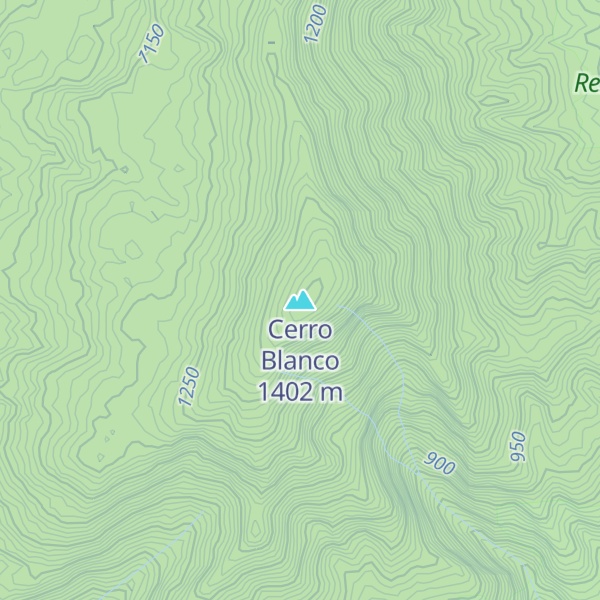 Map of Cerro Blanco