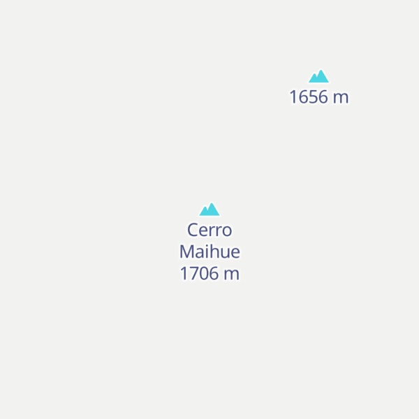 Map of Cerro Maihue
