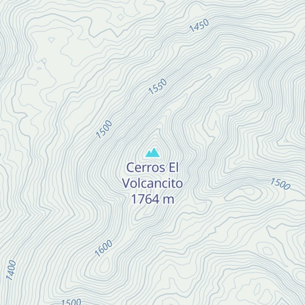 Map of Cerros El Volcancito