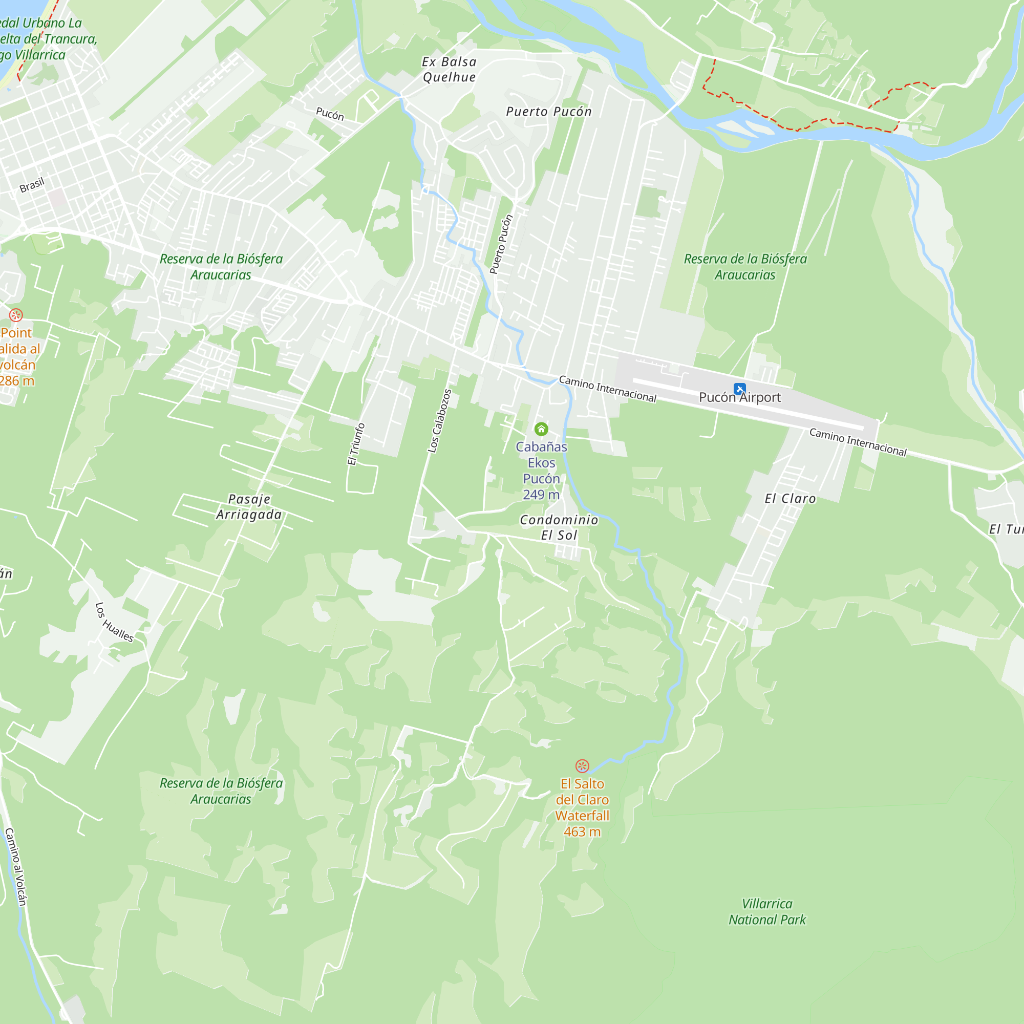 Refugio el claro map