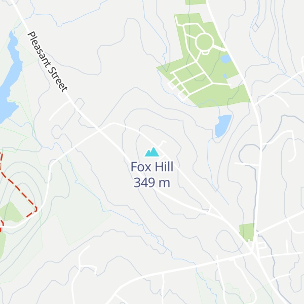 Map of Fox Hill