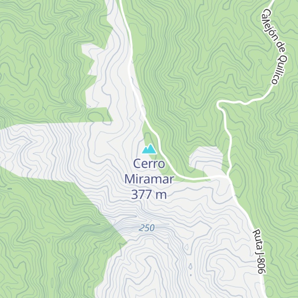 Map of Cerro Miramar