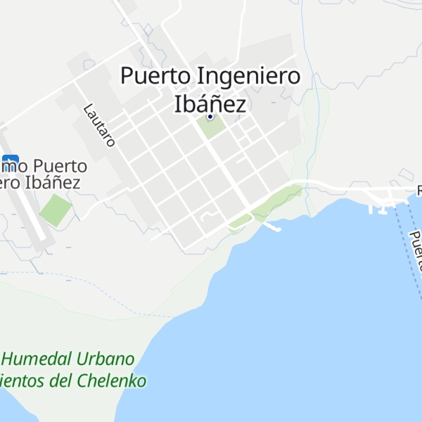 Map of Cabañas Shehen Aike