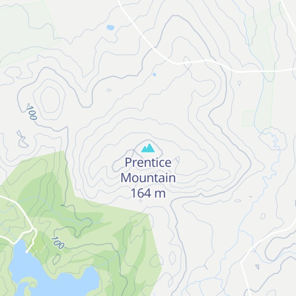 Map of Prentice Mountain