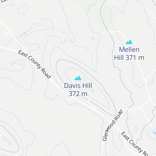 Map of Davis Hill