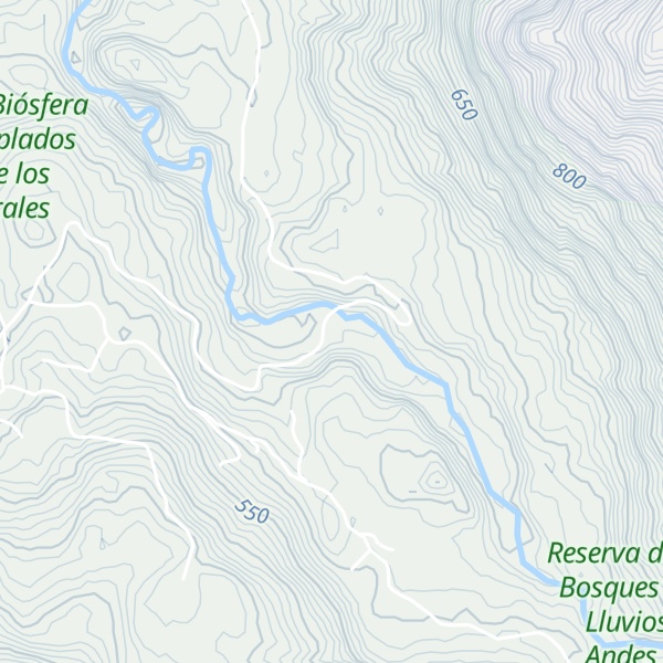 Map of Cabañas Rukaleufu