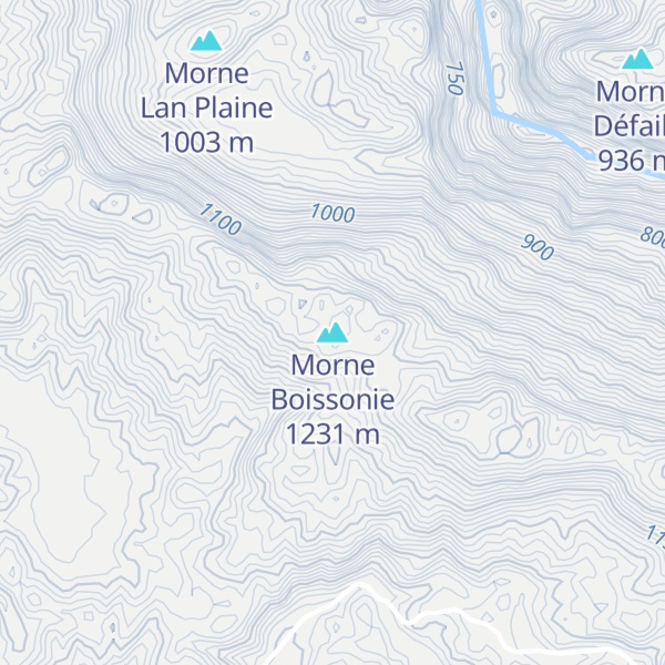Map of Morne Boissonie