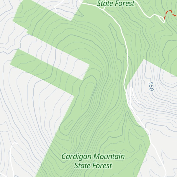 Map of Hoyt Hill