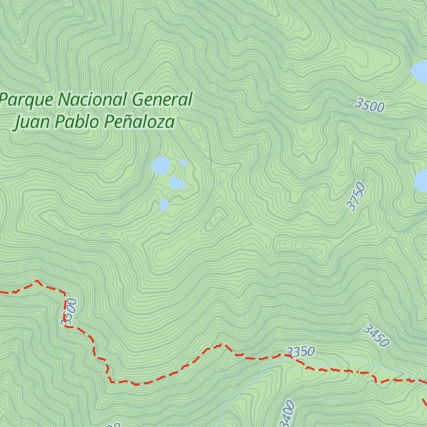 Map of Pico Sumusica