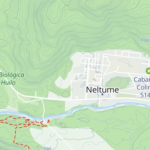 Map of Cabaña Arrayán
