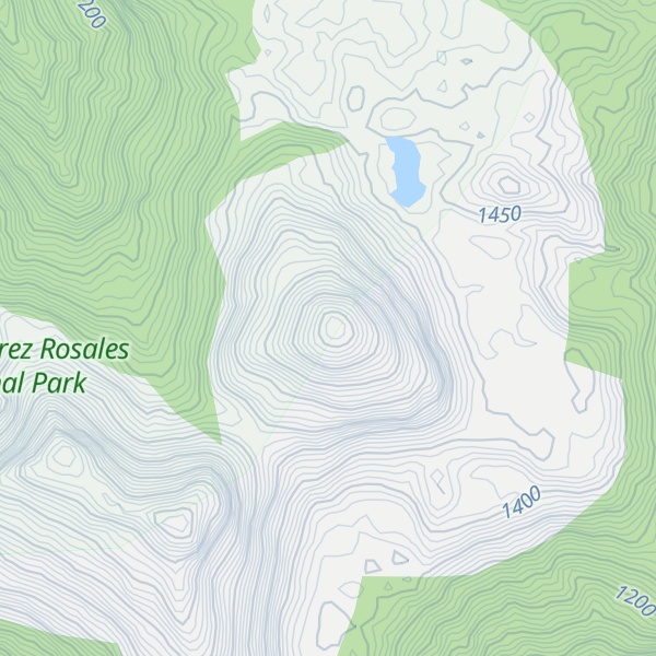 Map of Cerro Los Cristales