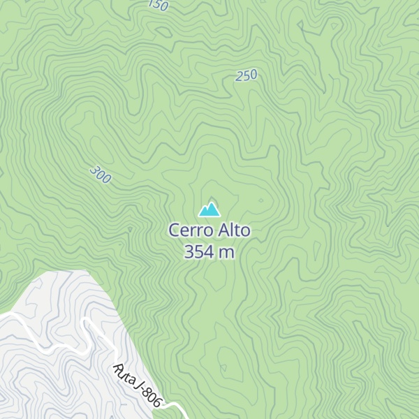 Map of Cerro Alto