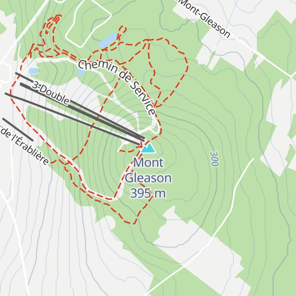 Map of Mont Gleason