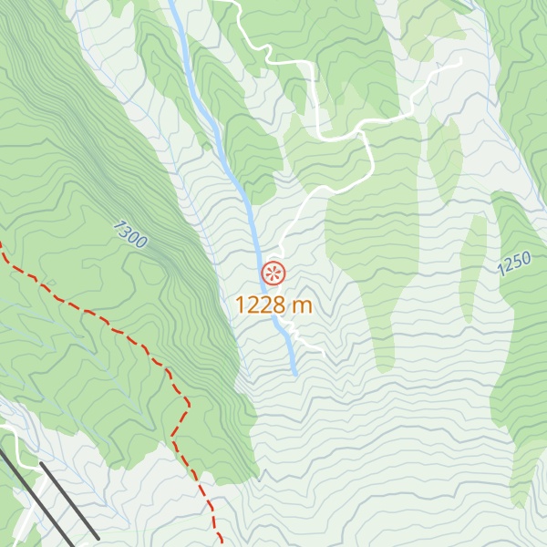 Map of Refugio Antiguo