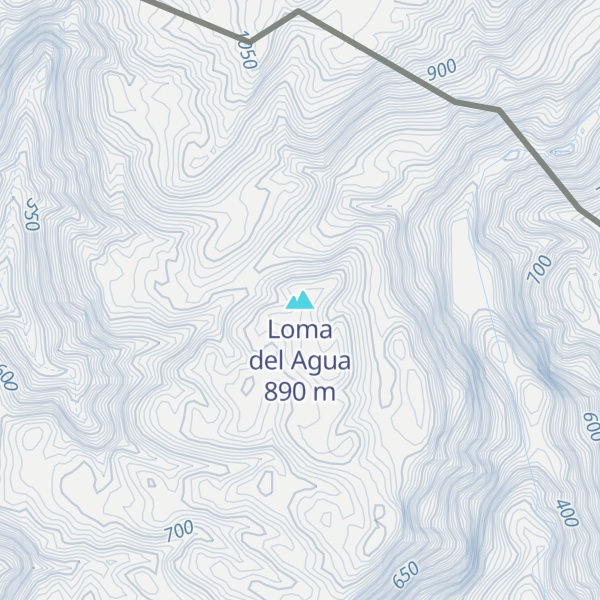 Map of Loma del Agua