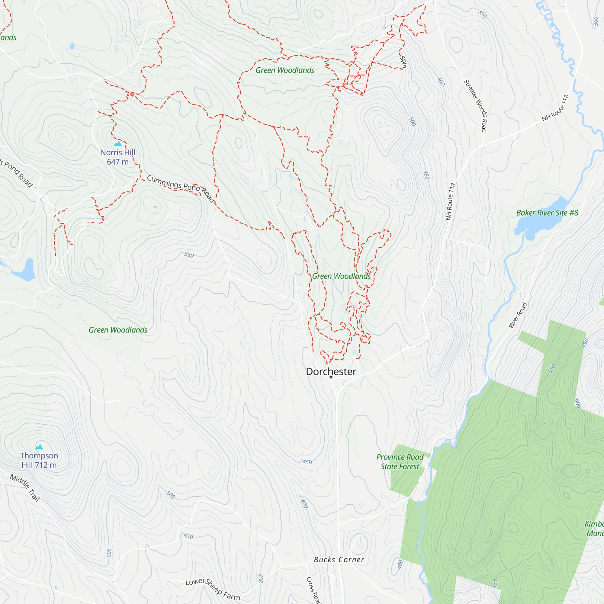 Warming Hut map