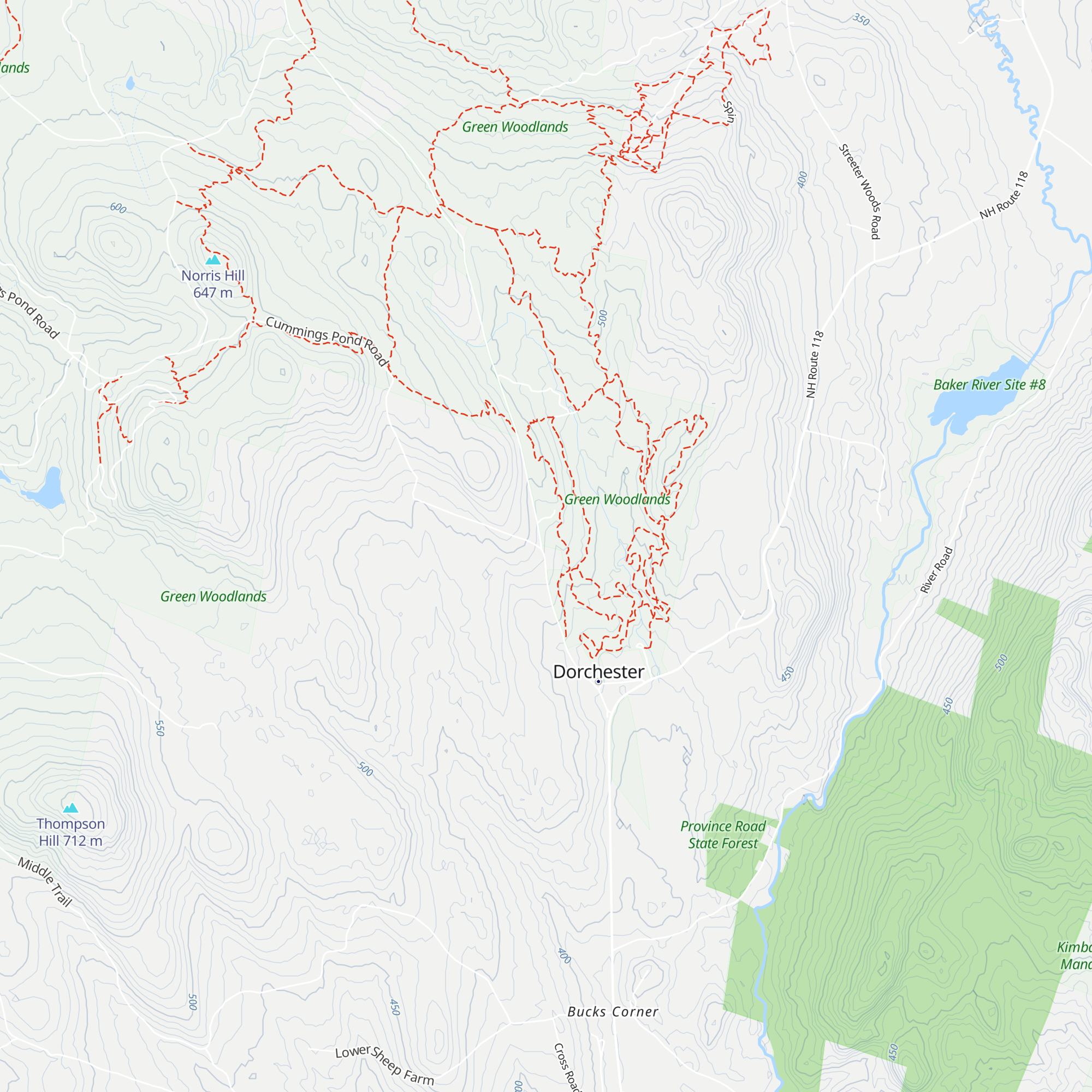 Warming Hut map