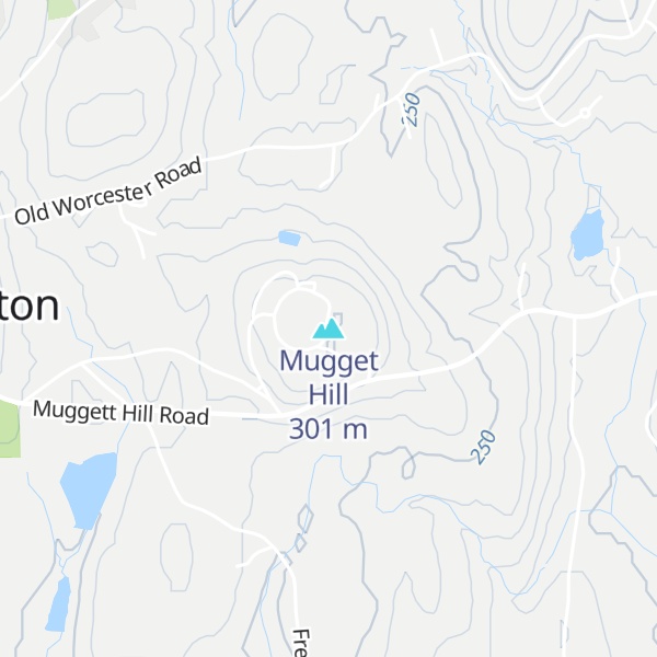 Map of Mugget Hill