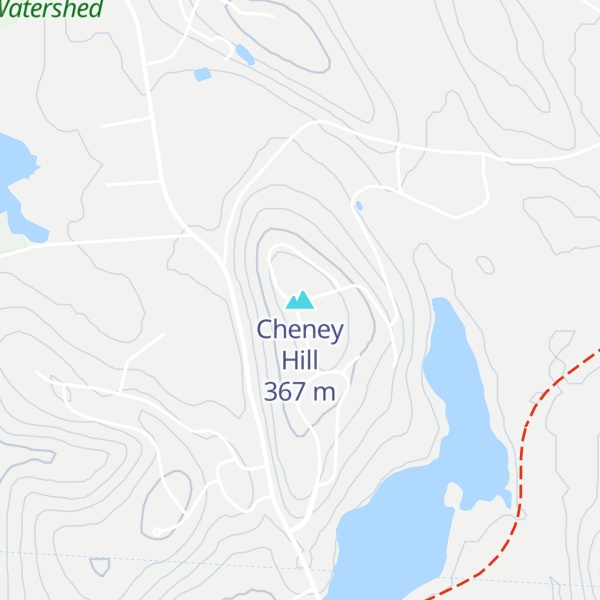 Map of Cheney Hill