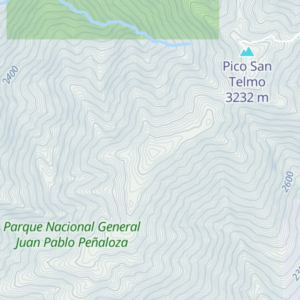 Map of Cerro Nirgua