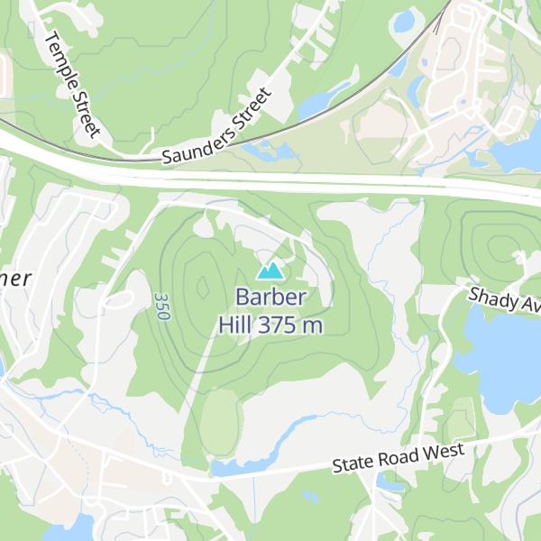 Map of Barber Hill