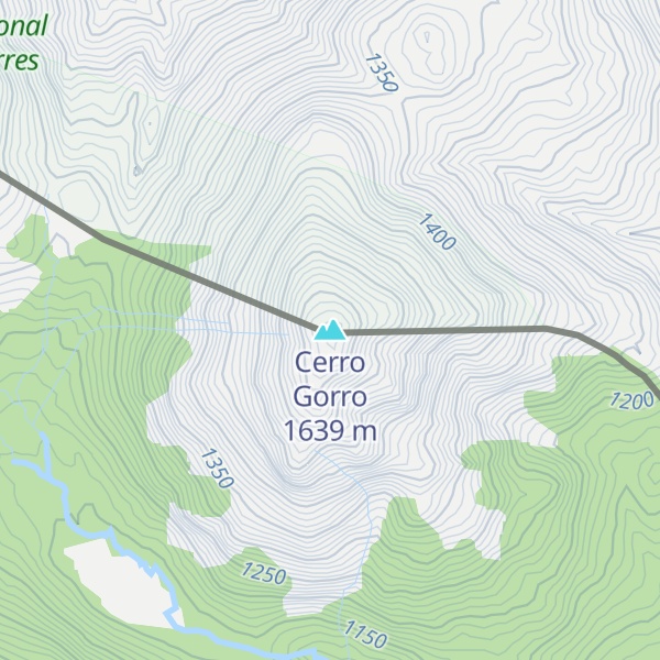 Map of Cerro Gorro
