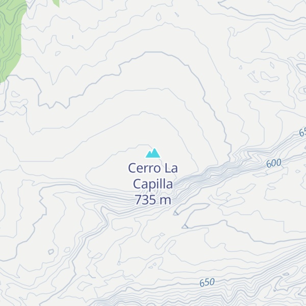 Map of Cerro La Capilla