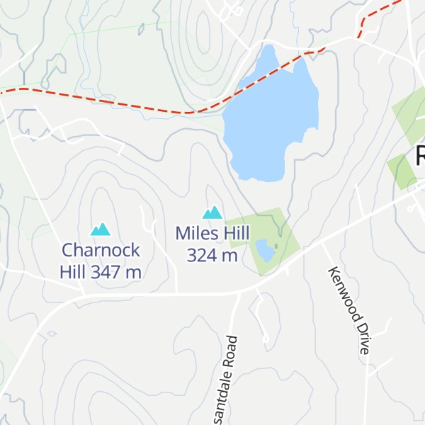 Map of Miles Hill