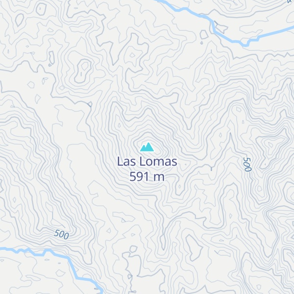 Map of Las Lomas