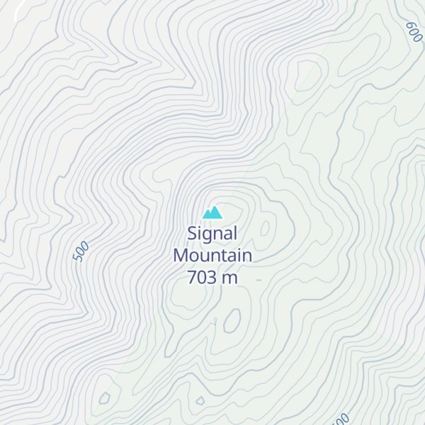Map of Signal Mountain