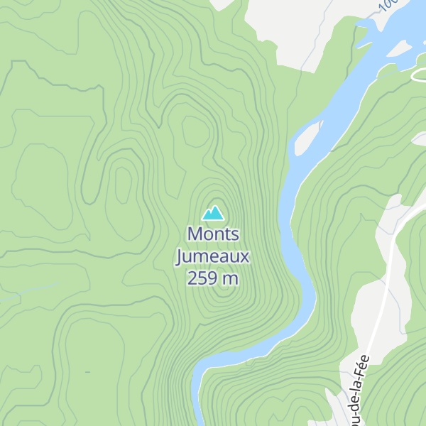 Map of Monts Jumeaux