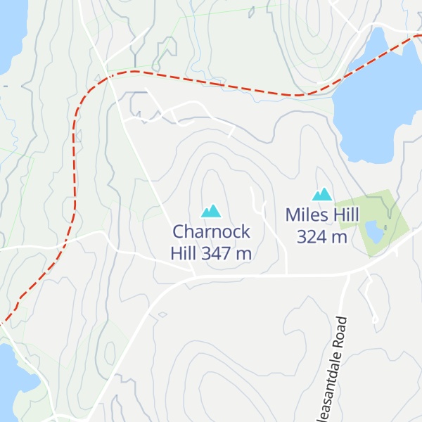 Map of Charnock Hill