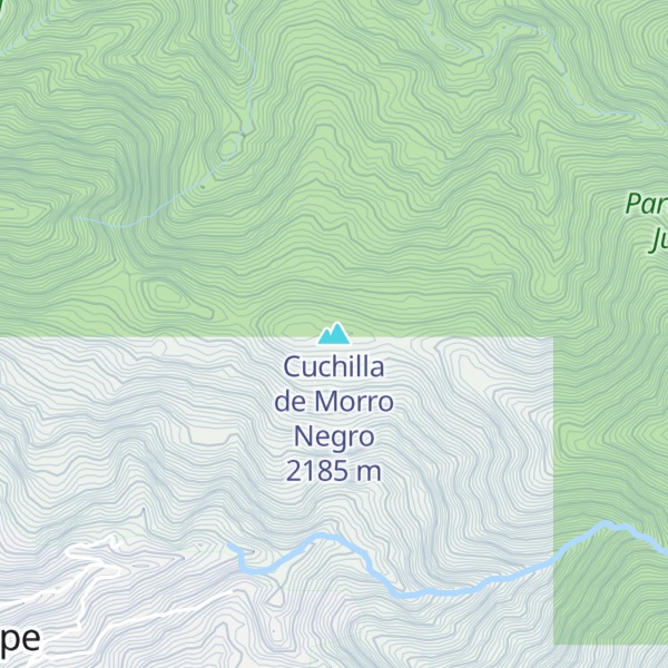 Map of Cuchilla de Morro Negro
