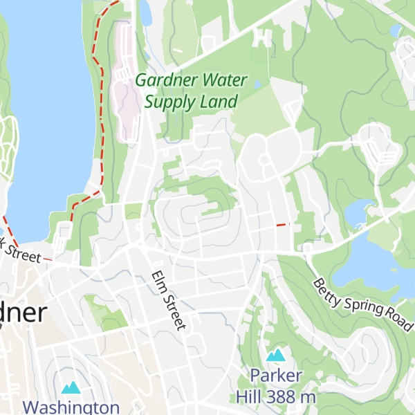 Map of Reservoir Hill