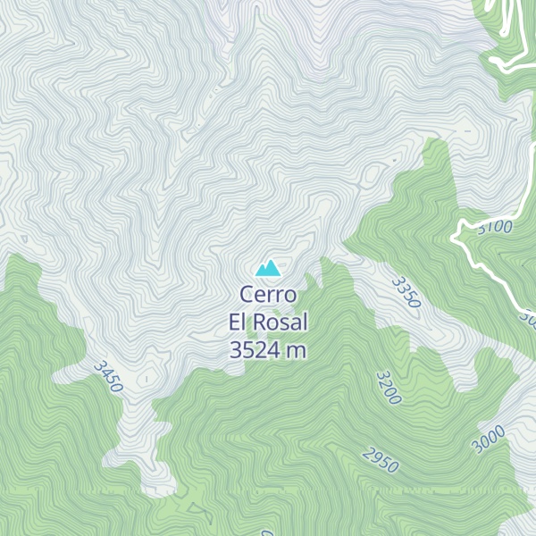 Map of Cerro El Rosal