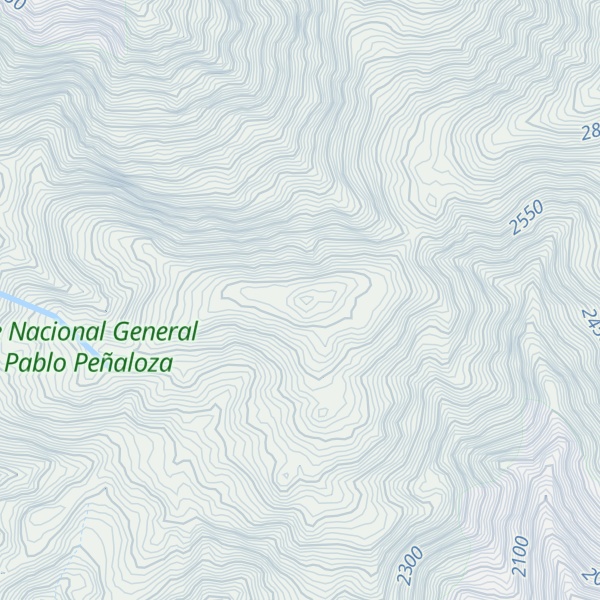Map of Cerro Los Pinos