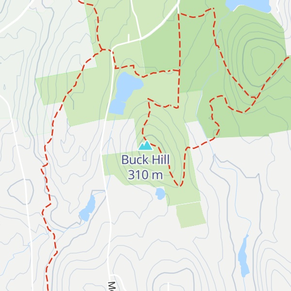 Map of Buck Hill