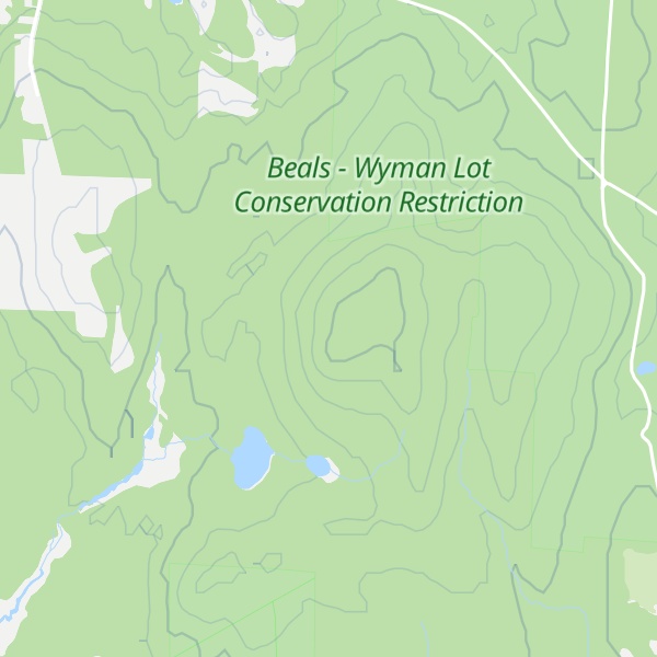 Map of Town Line Hill