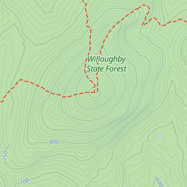 Map of Bald Mountain