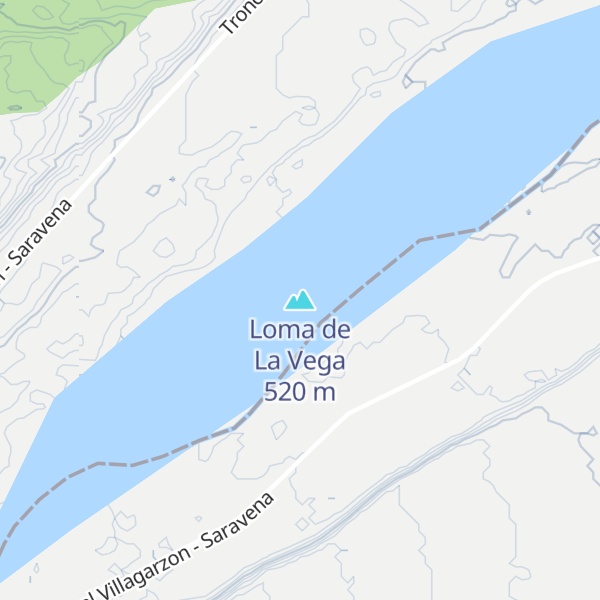 Map of Loma de La Vega