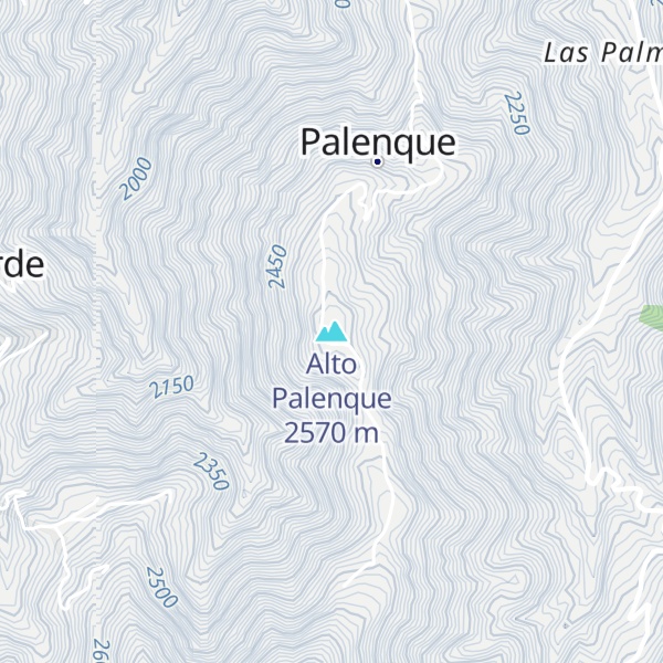 Map of Alto Palenque