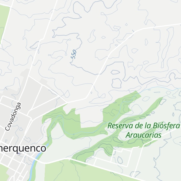 Map of Cabañas Entre Volcanes