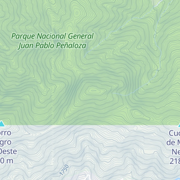Map of Morro Negro del Este