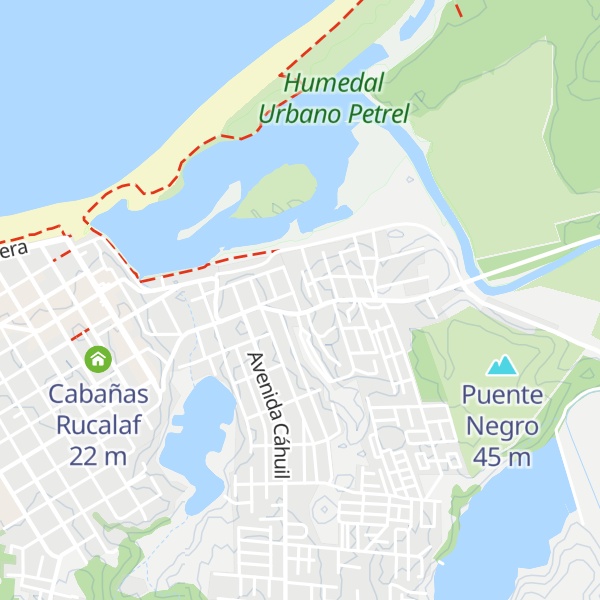 Map of Cabañas Santa Marta