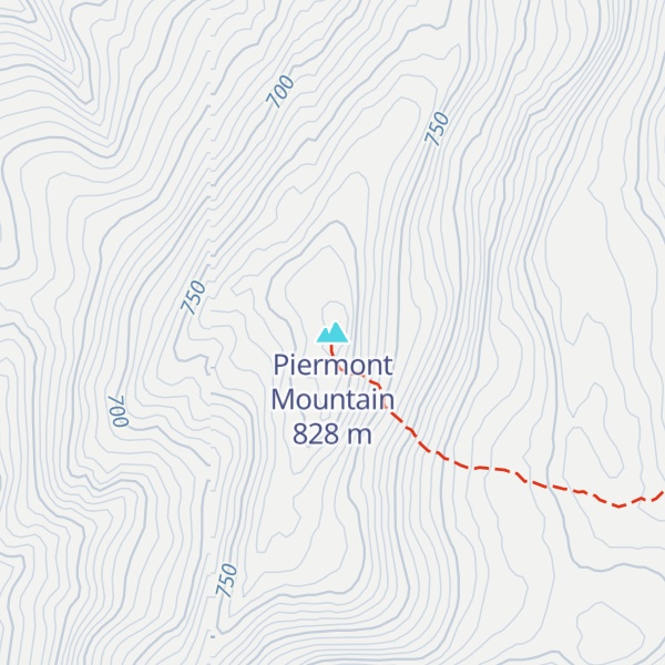 Map of Piermont Mountain