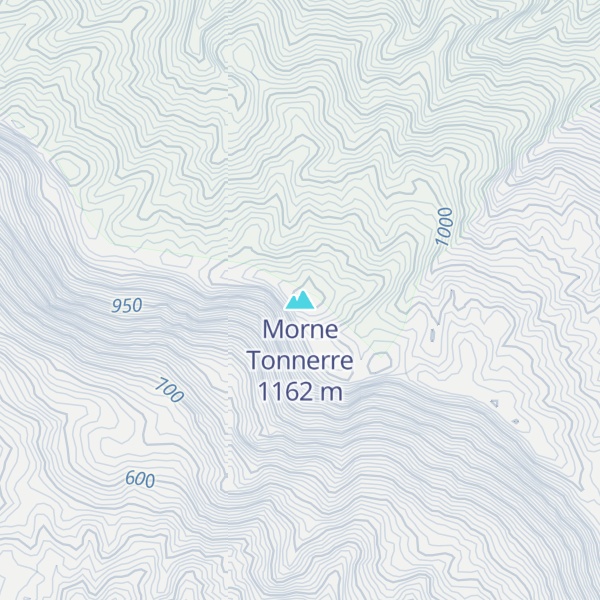 Map of Morne Tonnerre