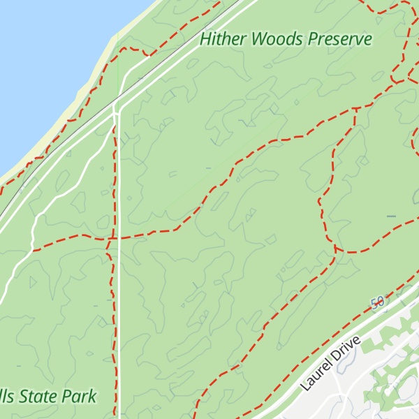 Map of Hither Hills