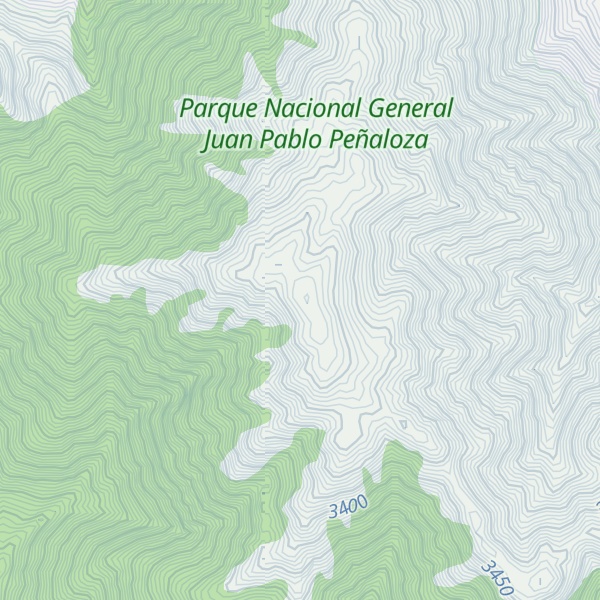 Map of Cerro La Tigra