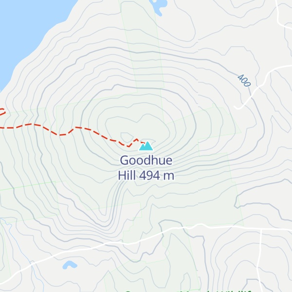 Map of Goodhue Hill