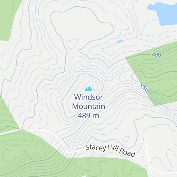 Map of Windsor Mountain